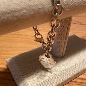 Tiffany & Co Heart Charm Bracelet